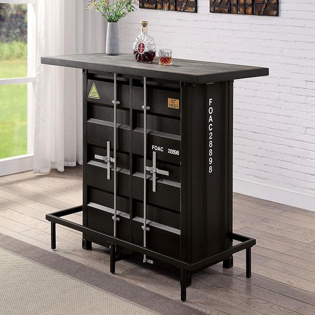 Dicarda 3 Pc Bar Table Set - Furniture 4 Less Outlet (Salinas,CA)