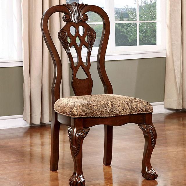 ELANA Brown Cherry Side Chair (2/CTN) - Furniture 4 Less Outlet (Salinas,CA)