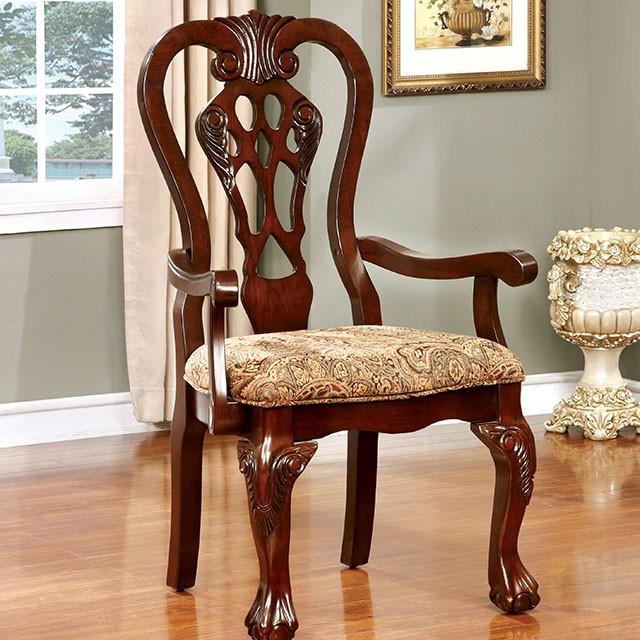 ELANA Brown Cherry Dining Table w/ 18" Butterfly Leaf - Furniture 4 Less Outlet (Salinas,CA)