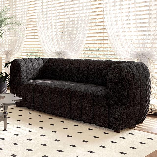 AVERSA Loveseat, Black, Gray, & White - Furniture 4 Less Outlet (Salinas,CA)
