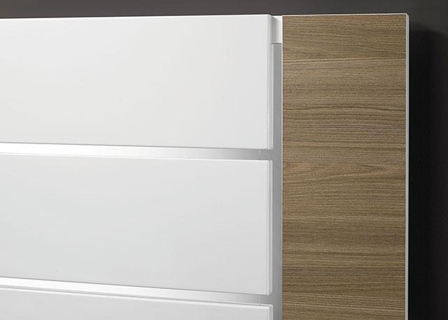 ERLANGEN Cal.King & E.King Bed, White/Natural - Furniture 4 Less Outlet (Salinas,CA)