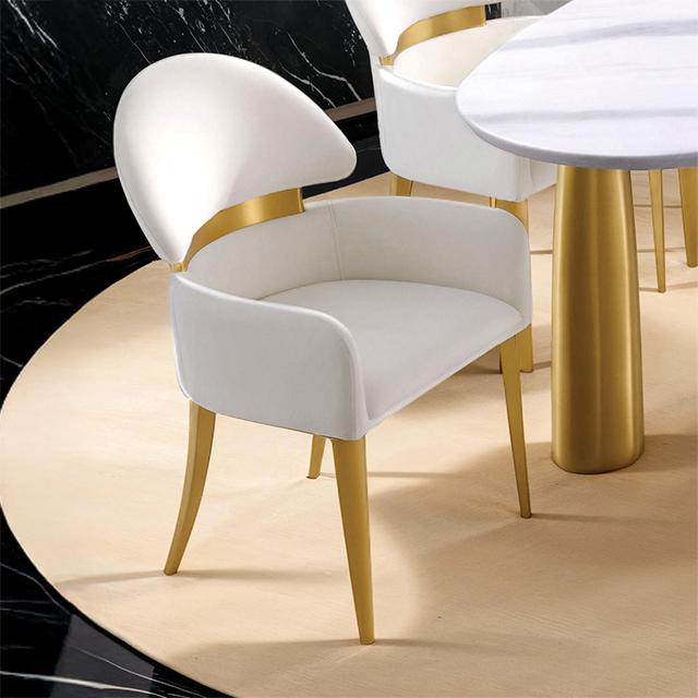 Northam Arm Chair (2 CTN) White - Furniture 4 Less Outlet (Salinas,CA)