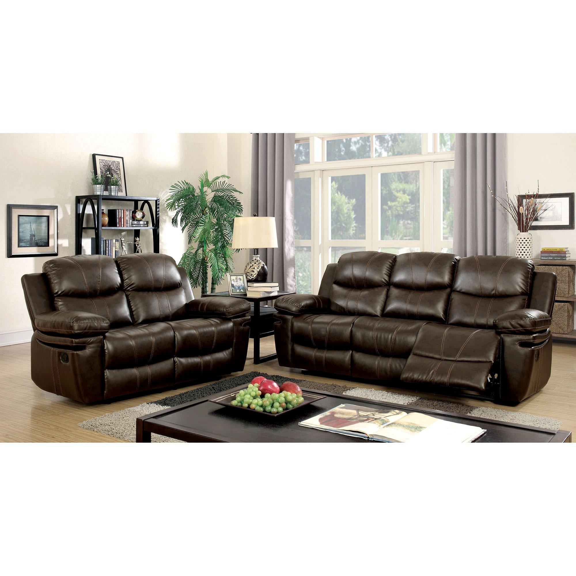 Listowel Brown Love Seat - Furniture 4 Less Outlet (Salinas,CA)