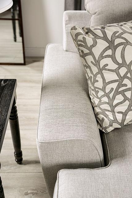 PICOTEE Sofa, Light Gray/Black - Furniture 4 Less Outlet (Salinas,CA)