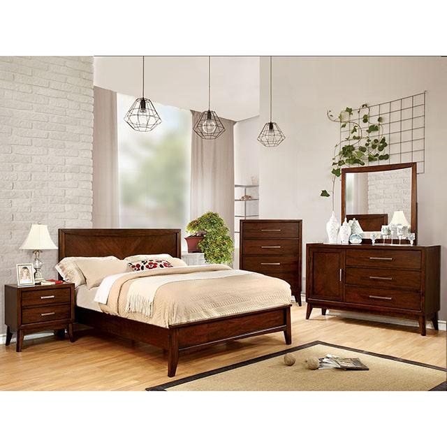 SNYDER Brown Cherry Mirror - Furniture 4 Less Outlet (Salinas,CA)
