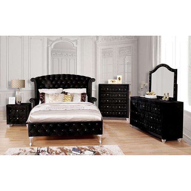 Alzire Black Mirror - Furniture 4 Less Outlet (Salinas,CA)