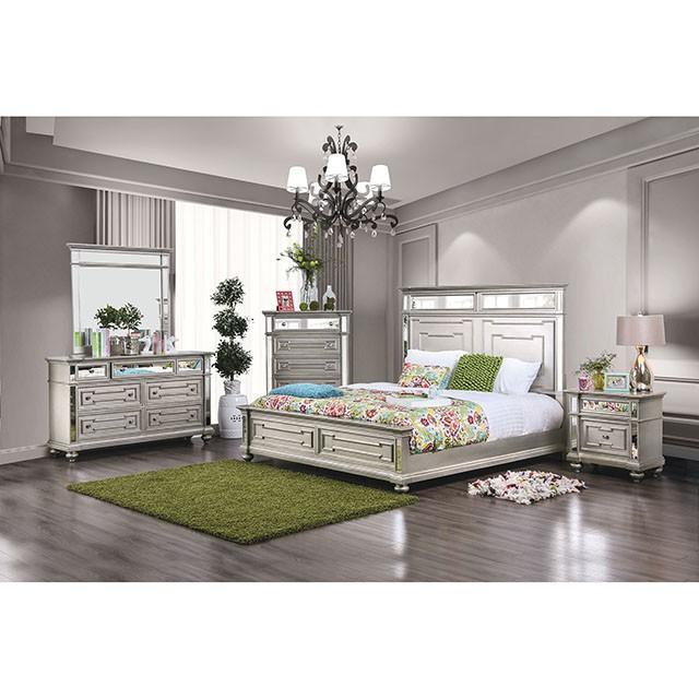 Salamanca Silver Mirror - Furniture 4 Less Outlet (Salinas,CA)