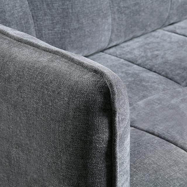 LYNDA Sofa w/ Pillows, Dark Gray - Furniture 4 Less Outlet (Salinas,CA)