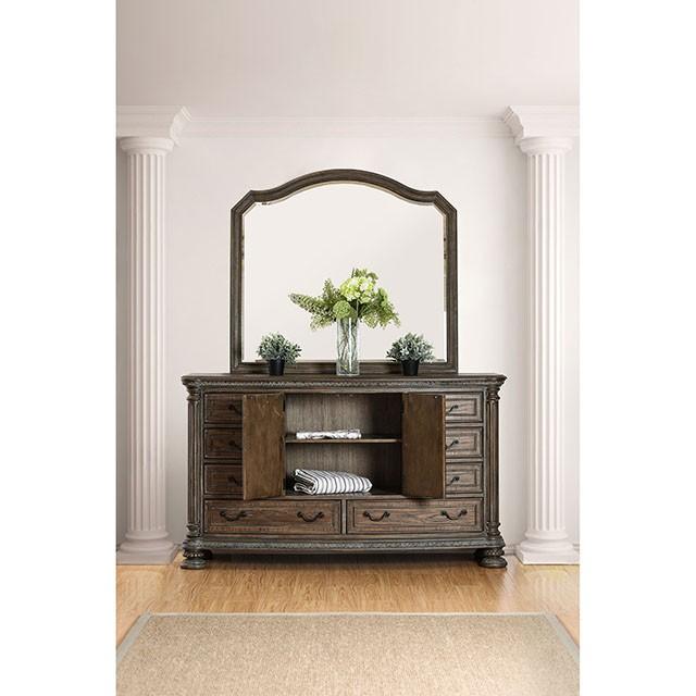 Persephone Rustic Natural Tone Mirror - Furniture 4 Less Outlet (Salinas,CA)