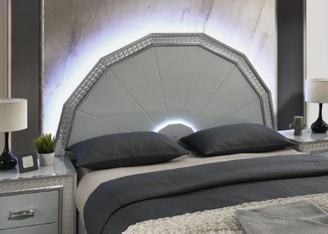 Cassiopeia E.King & Queen Bed Squre & Circular - Furniture 4 Less Outlet (Salinas,CA)
