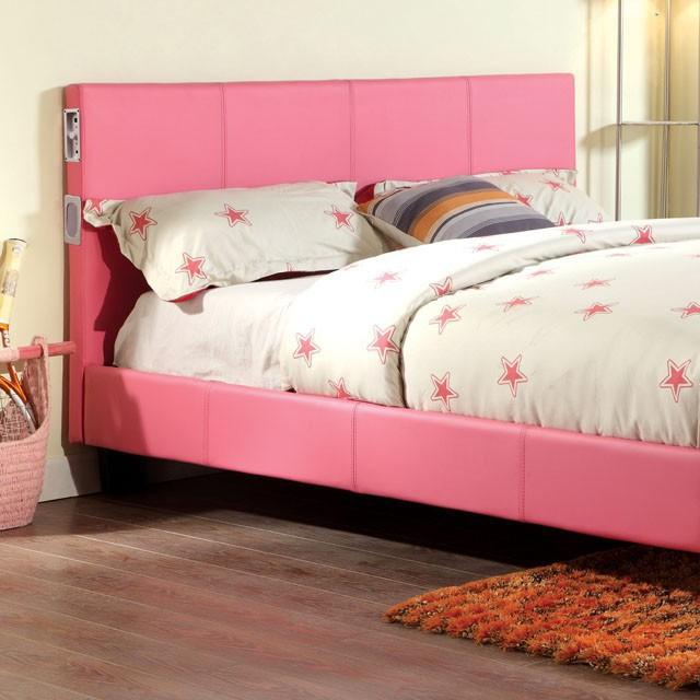 Evans E.King & Cal.King Bed Espressso, White, & Camel - Furniture 4 Less Outlet (Salinas,CA)