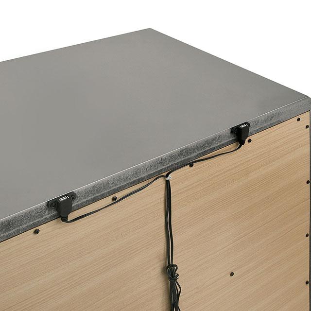 Emmeline Bed Silver & White - Furniture 4 Less Outlet (Salinas,CA)