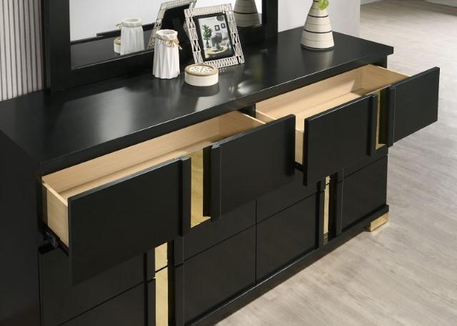 Lillestrom E.King, Queen, Full, & Full Bed Black & White - Furniture 4 Less Outlet (Salinas,CA)