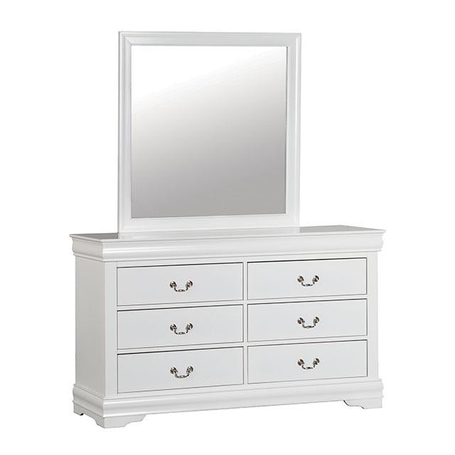 Louis Philippe Dresser White - Furniture 4 Less Outlet (Salinas,CA)