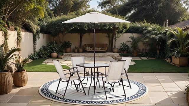 Fallone 7 Pc. Outdoor Dining Set - Furniture 4 Less Outlet (Salinas,CA)