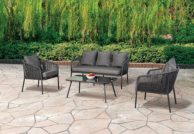 Myesha 4 Pc. Conversation Set - Furniture 4 Less Outlet (Salinas,CA)