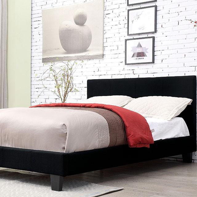 Sims Bed Grey & Black - Furniture 4 Less Outlet (Salinas,CA)