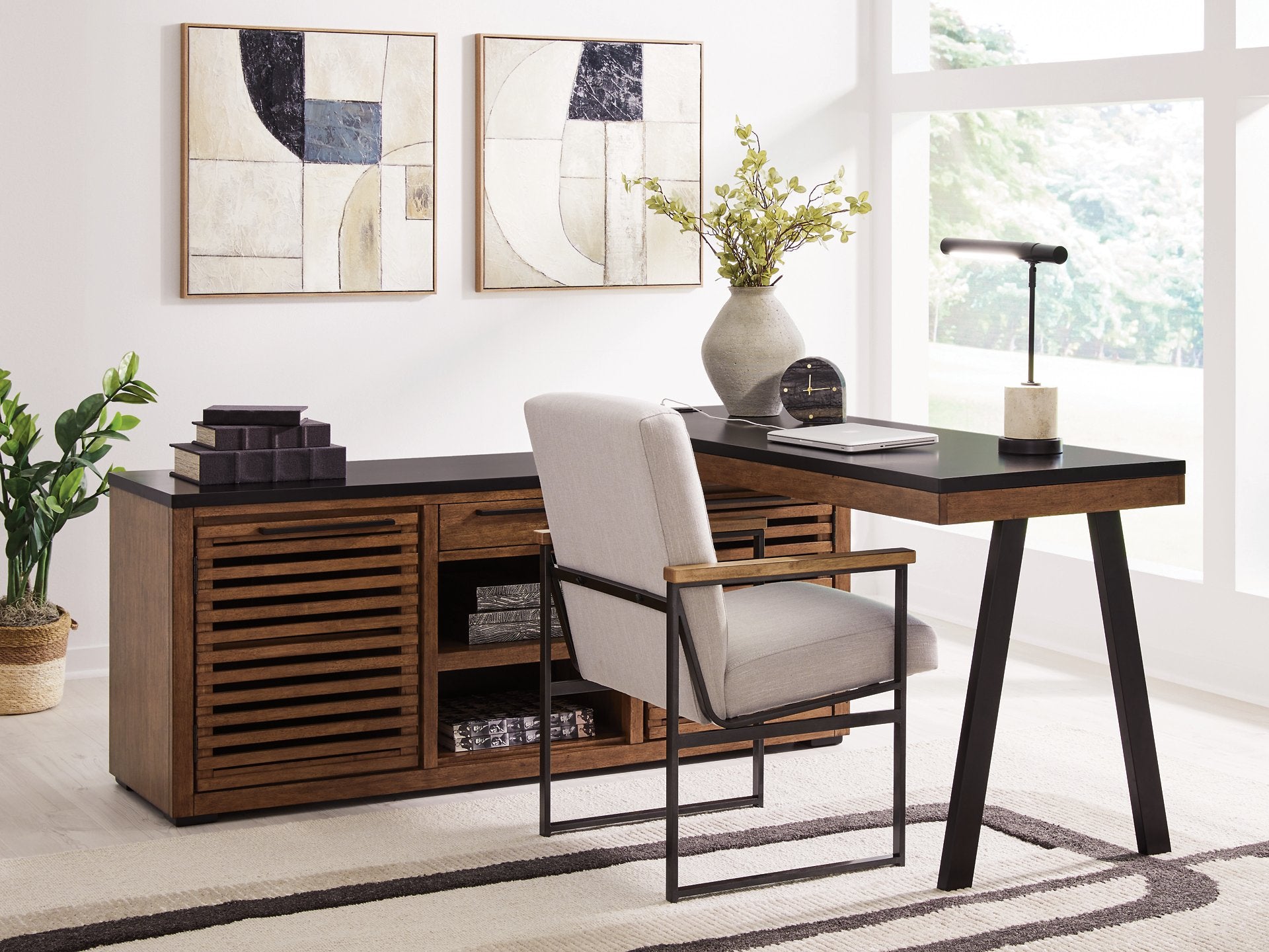 Kallari Credenza with Desk Return - Furniture 4 Less Outlet (Salinas,CA)