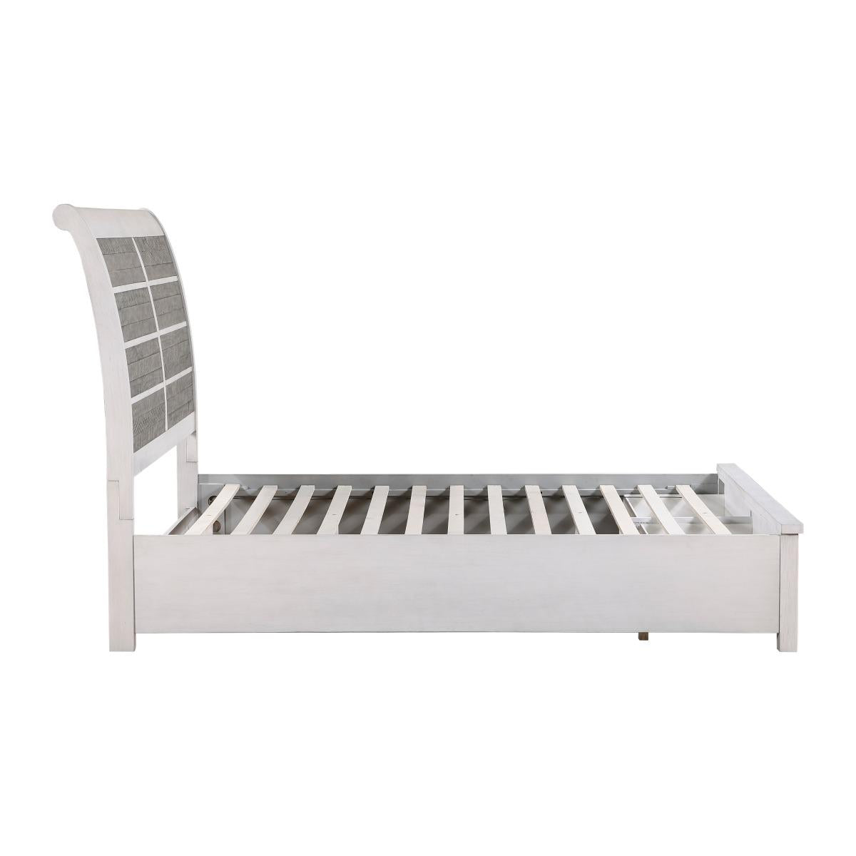 Ambrose California King & Eastern King Platform Bed with Footboard Storage - Furniture 4 Less Outlet (Salinas,CA)