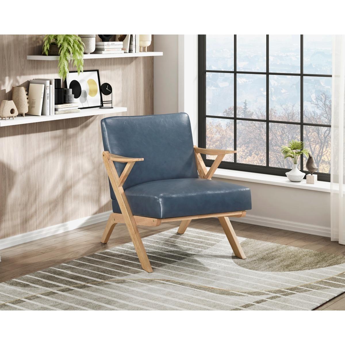 1107NABRW-1 Accent Chair - Furniture 4 Less Outlet (Salinas,CA)