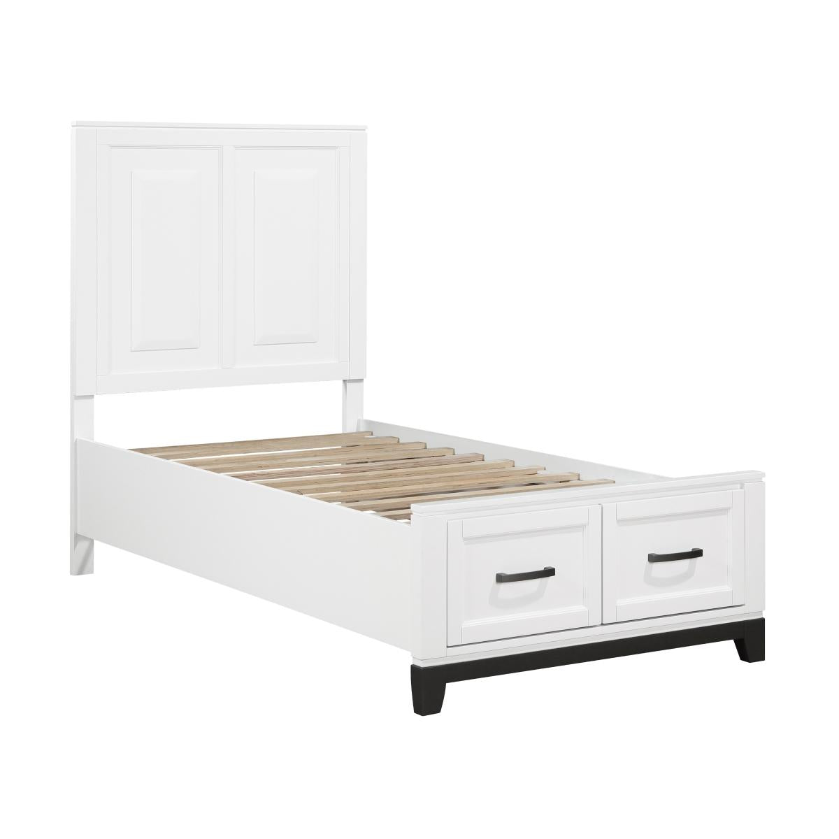 Garretson 4 & 5 Piece Bed Set Gray & White - Furniture 4 Less Outlet (Salinas,CA)