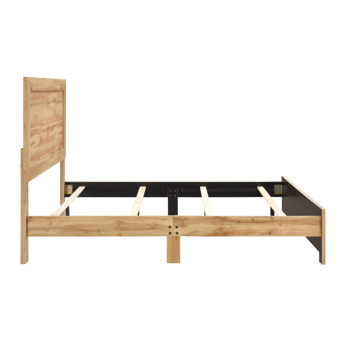 Corbin Twin & Queen 4 & 5 Piece Bed Set Gray & Natural - Furniture 4 Less Outlet (Salinas,CA)