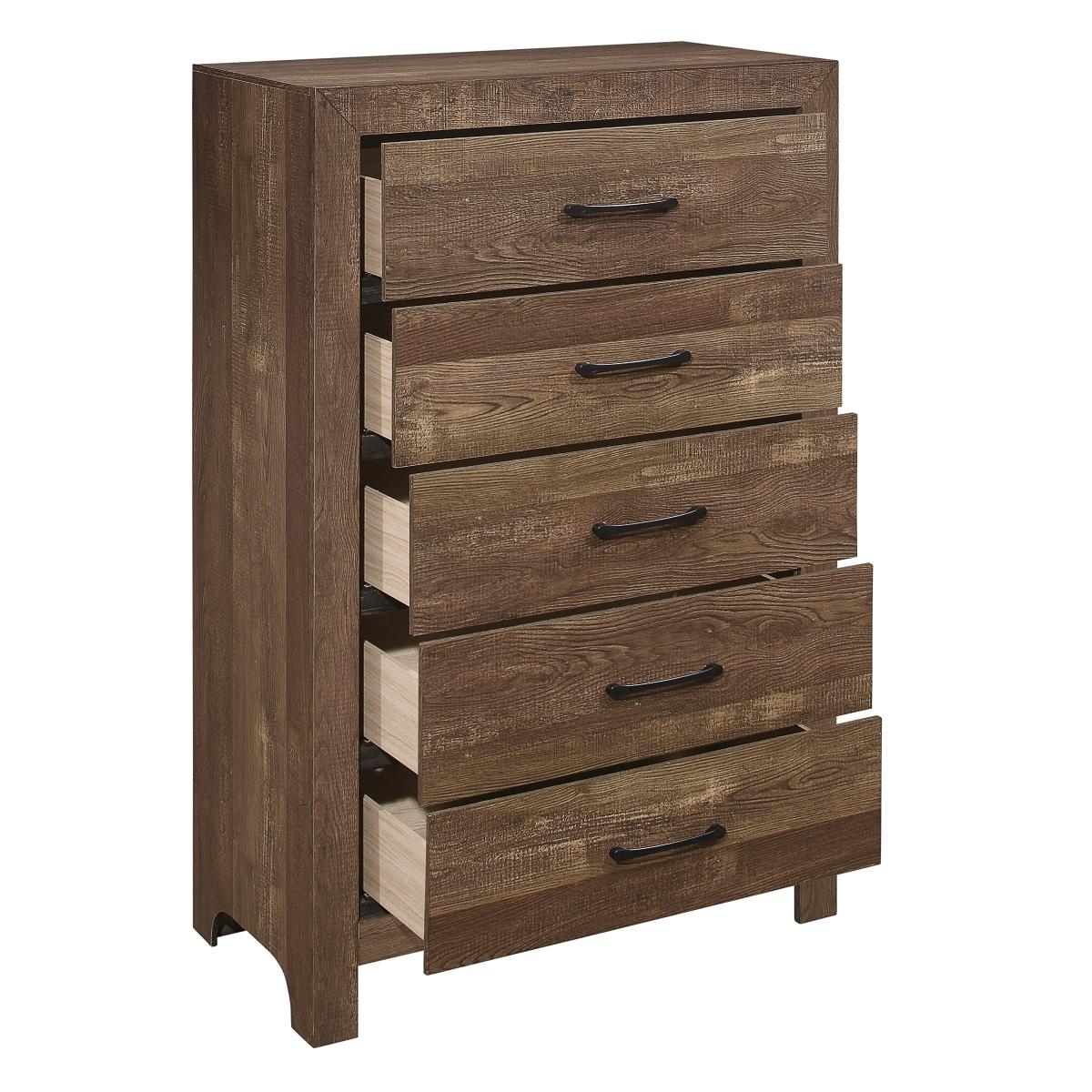 Corbin 4 & 5 Piece Twin Bed Set Oak - Furniture 4 Less Outlet (Salinas,CA)