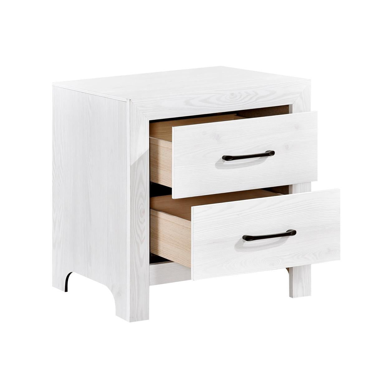 Corbin Queen & Twin Bed Set White - Furniture 4 Less Outlet (Salinas,CA)