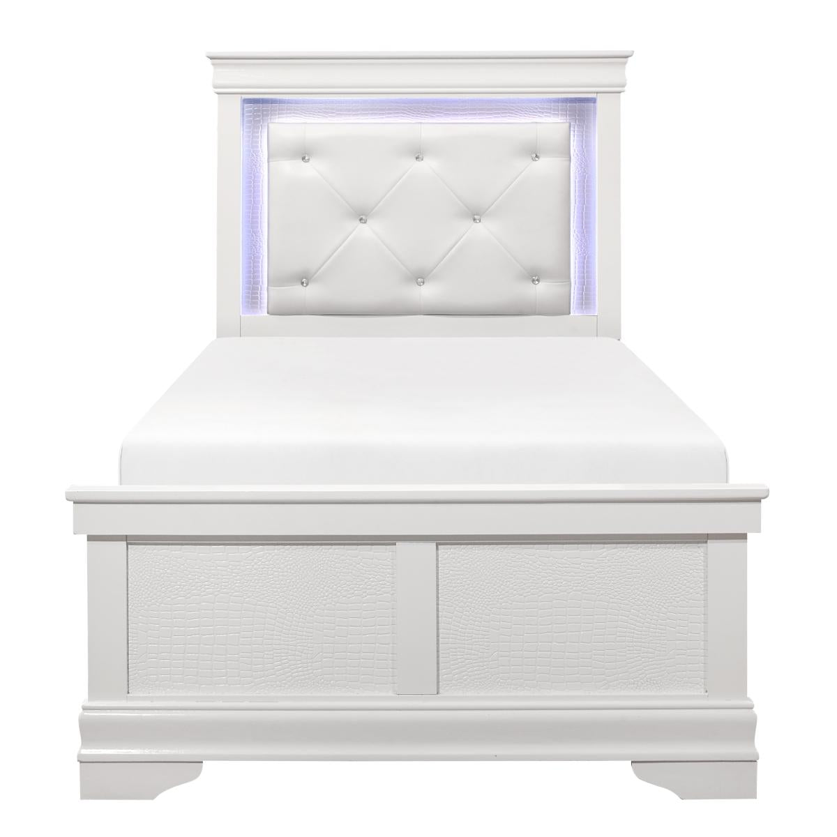 Lana 4 Piece Twin Bed Set - Furniture 4 Less Outlet (Salinas,CA)