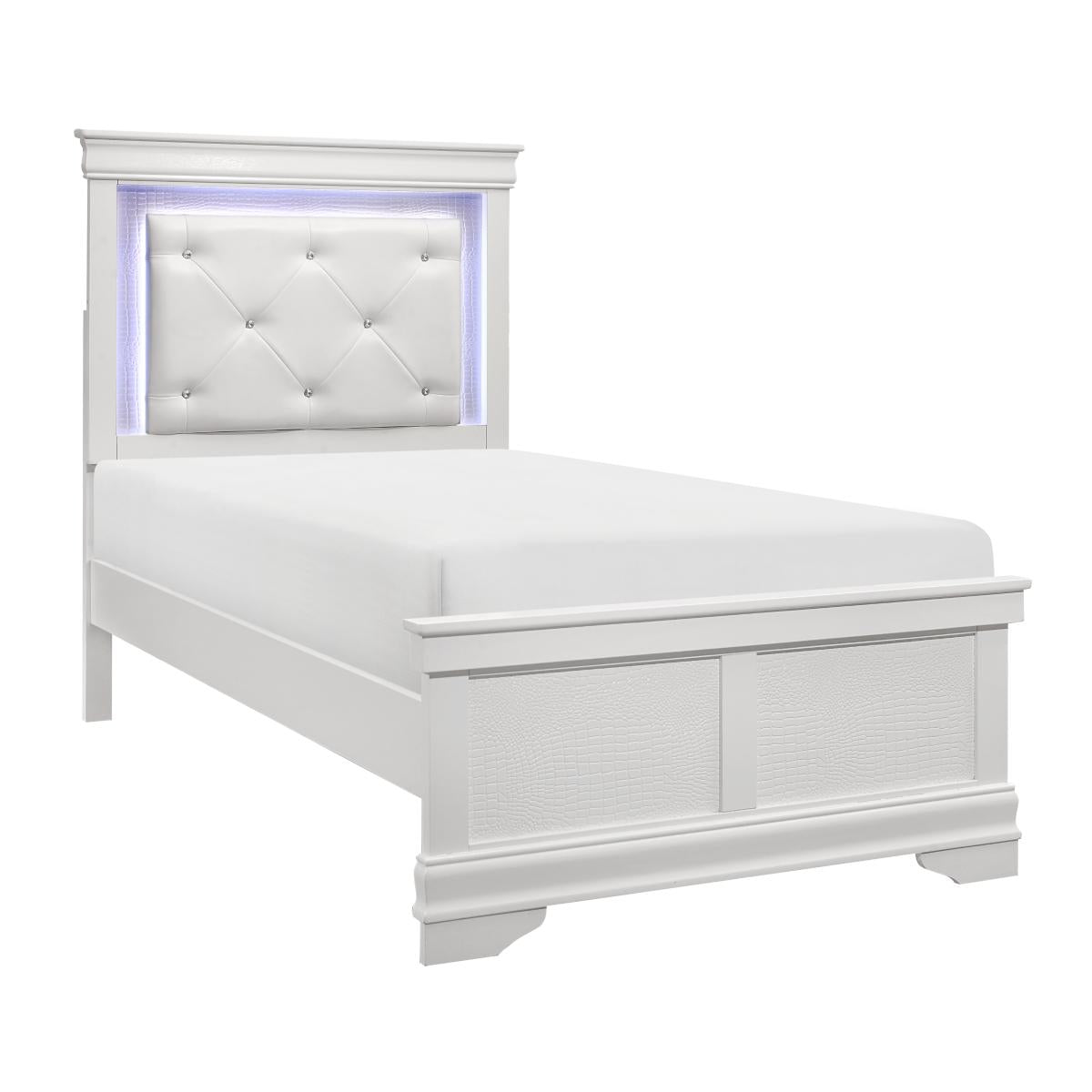 Lana 4 Piece Twin Bed Set - Furniture 4 Less Outlet (Salinas,CA)