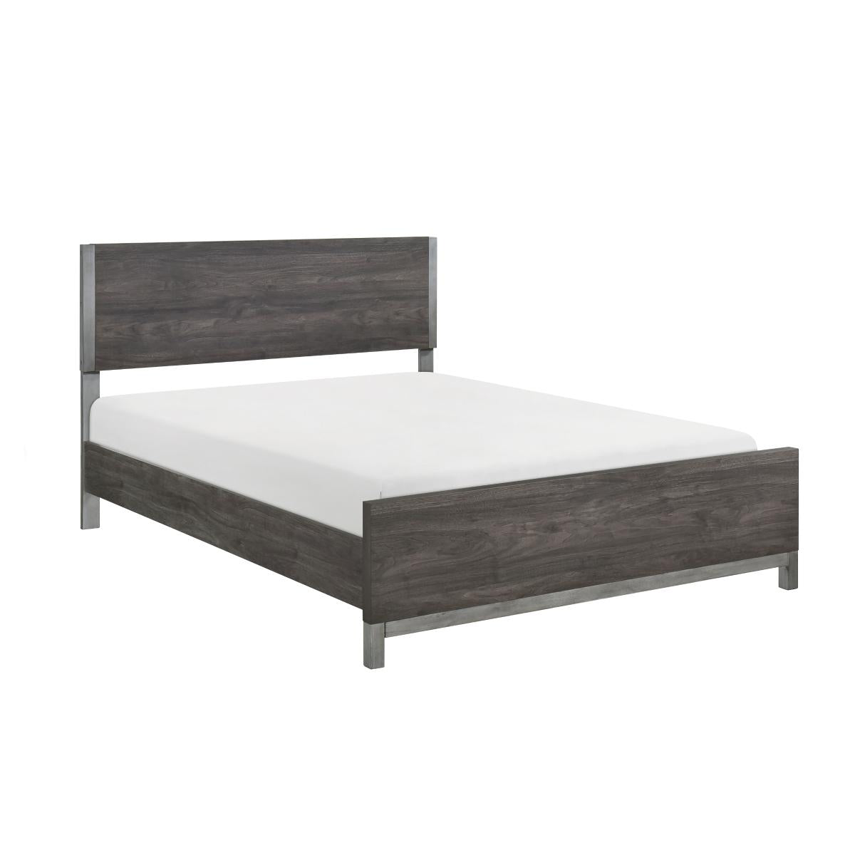 Zephyr 4 & 5 Piece Bed Set Natural & Oak - Furniture 4 Less Outlet (Salinas,CA)