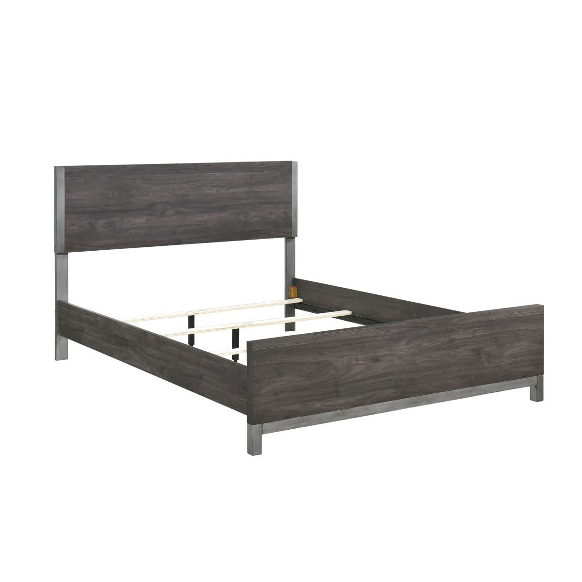 Zephyr 4 & 5 Piece Bed Set Natural & Oak - Furniture 4 Less Outlet (Salinas,CA)