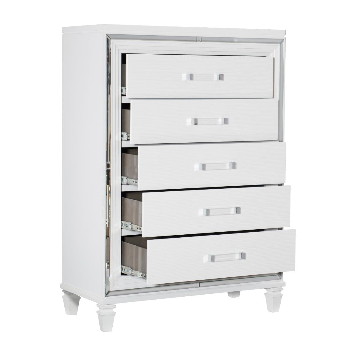 Tamsin Bed Set White & Gray - Furniture 4 Less Outlet (Salinas,CA)