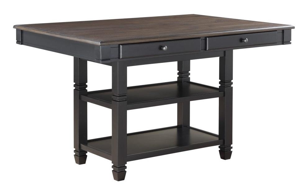 Baywater Counter Height Table in Natural and Black 5705BK-36 - Furniture 4 Less Outlet (Salinas,CA)