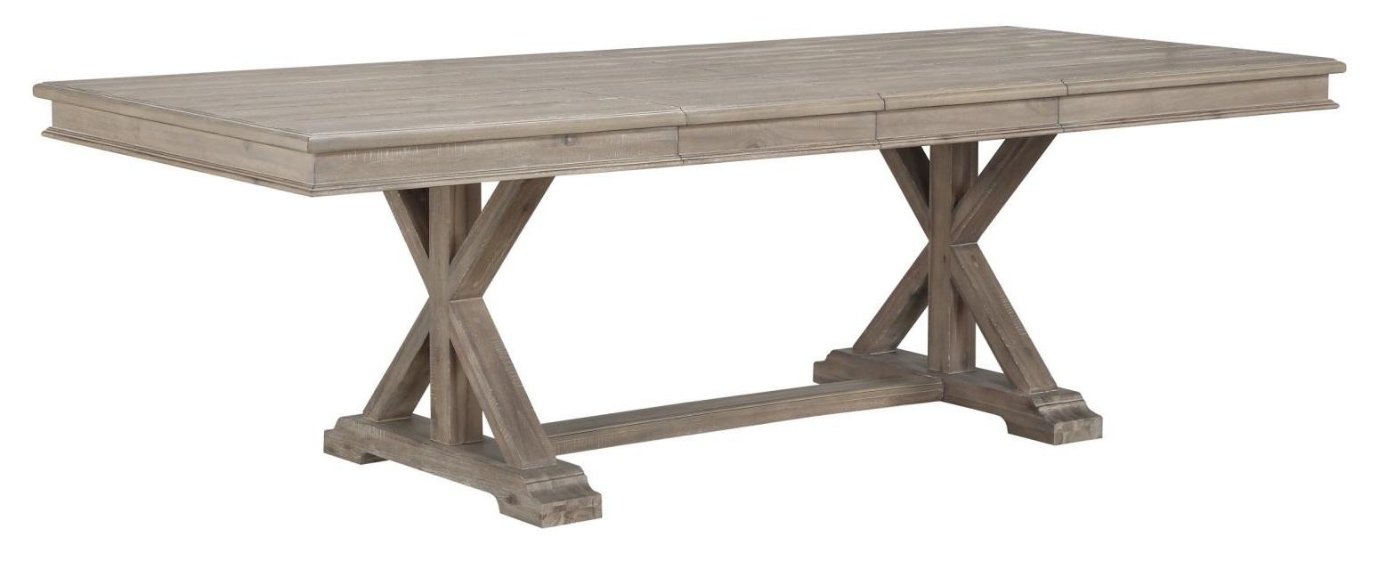 Cardano Dining Table in Light Brown 1689BR-96 - Furniture 4 Less Outlet (Salinas,CA)