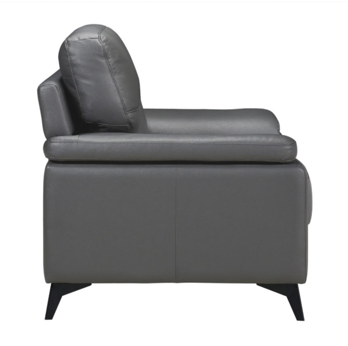 Mischa Chair in Dark Gray 9514DGY-1 - Furniture 4 Less Outlet (Salinas,CA)