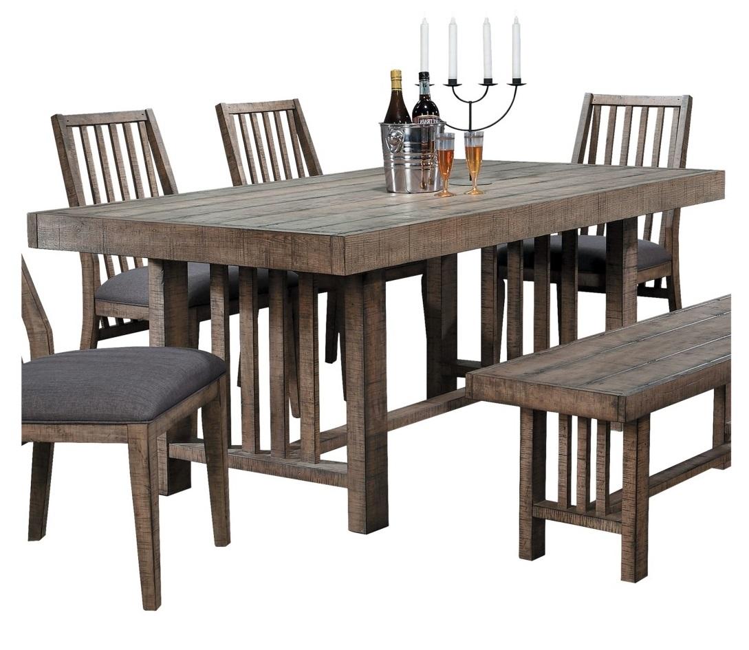 Codie Dining Table in Light Brown 5544-72 - Furniture 4 Less Outlet (Salinas,CA)
