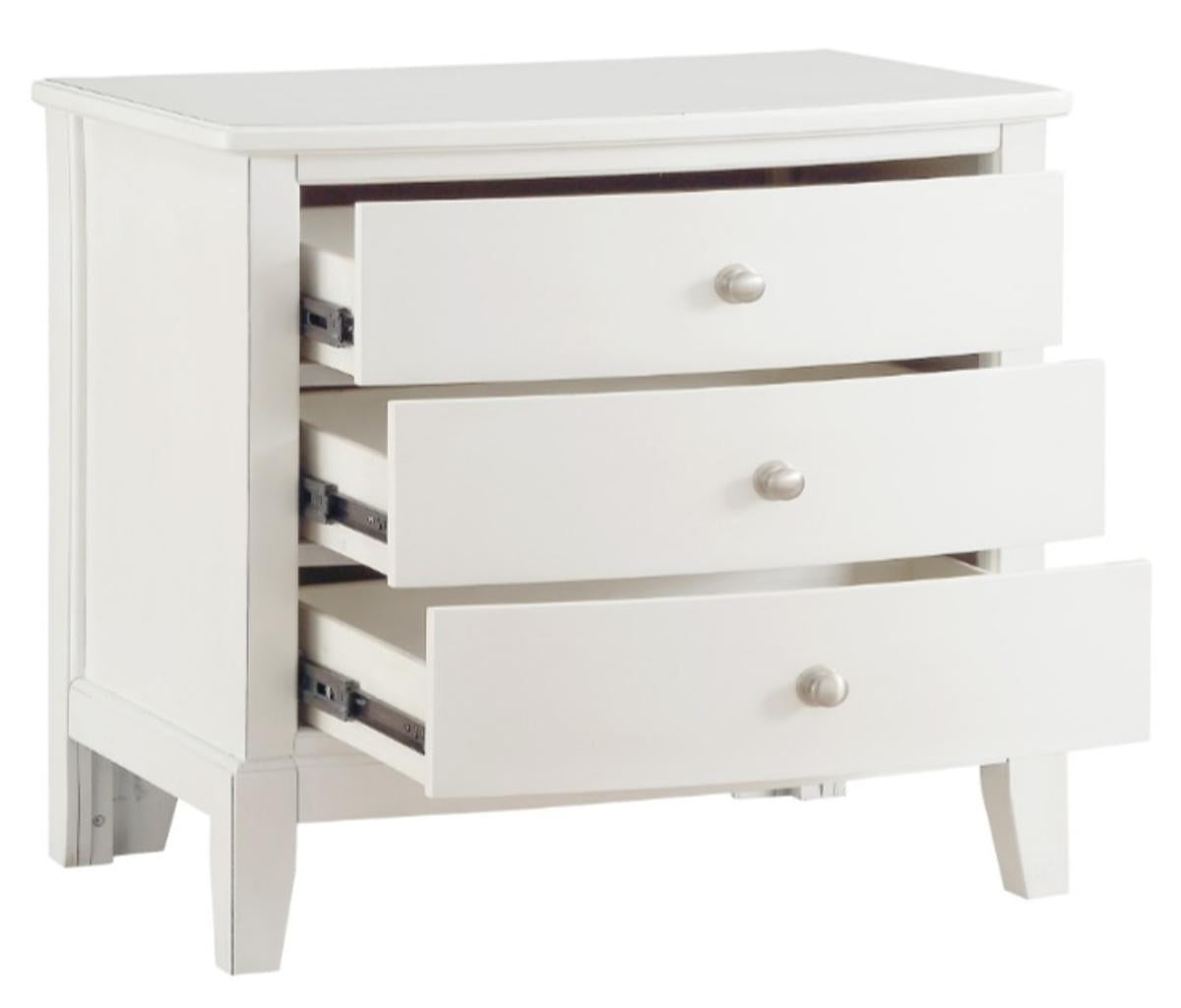 Cotterill Nightstand in Antique White 1730WW-4 - Furniture 4 Less Outlet (Salinas,CA)