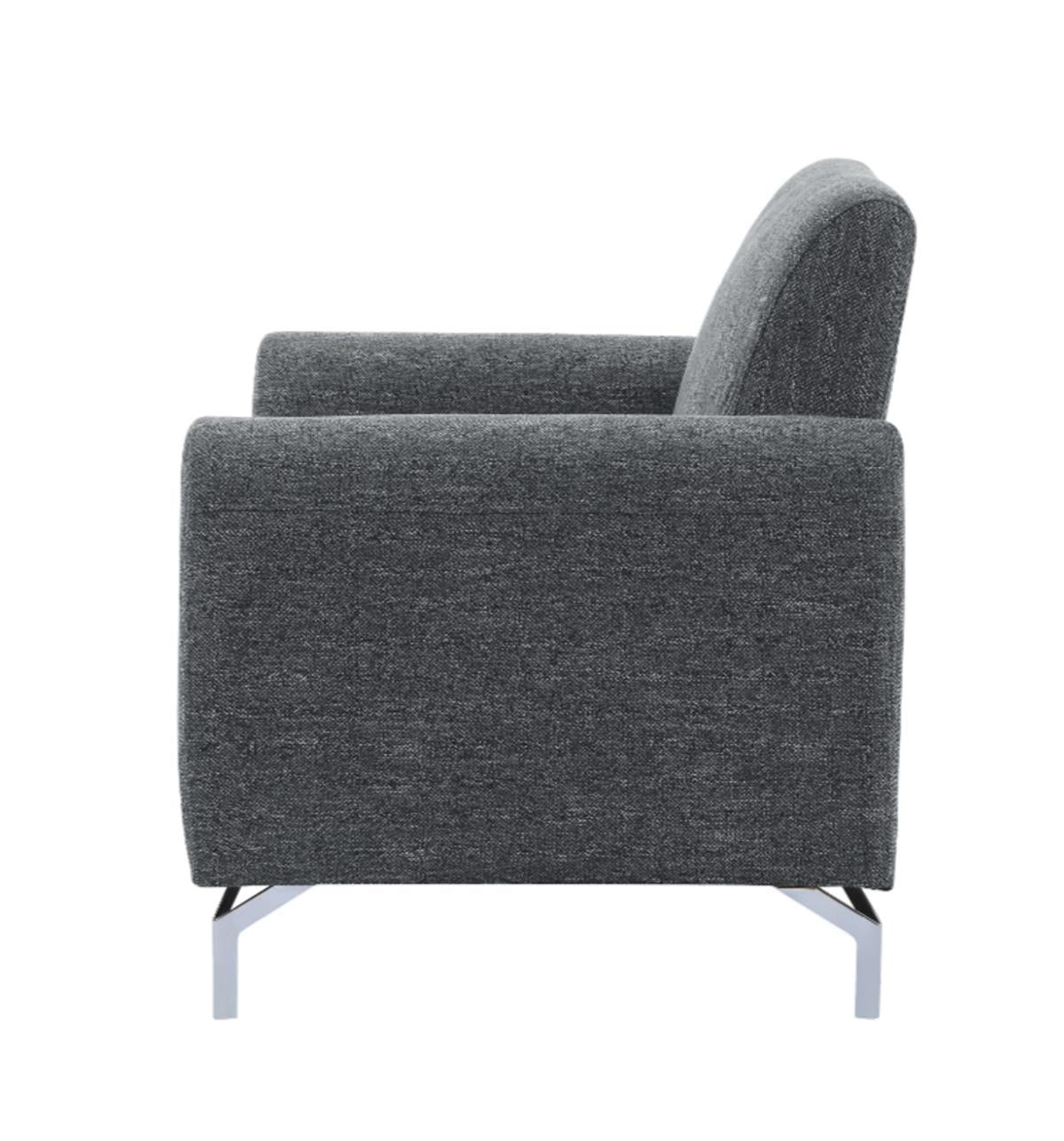 Venture Chair in Dark Gray - Furniture 4 Less Outlet (Salinas,CA)