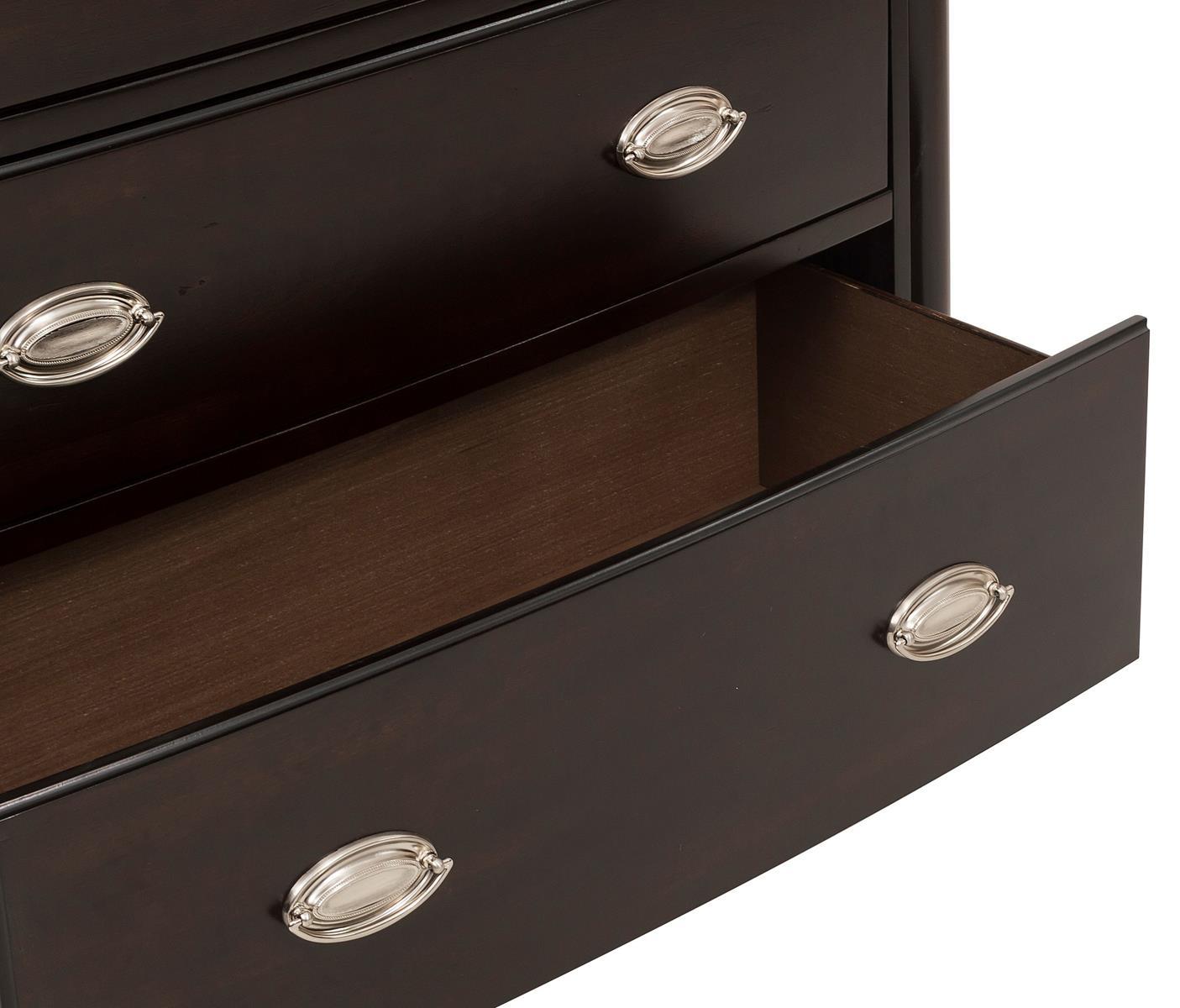 Marston 5 Drawer Chest in Dark Cherry 2615DC-9 - Furniture 4 Less Outlet (Salinas,CA)