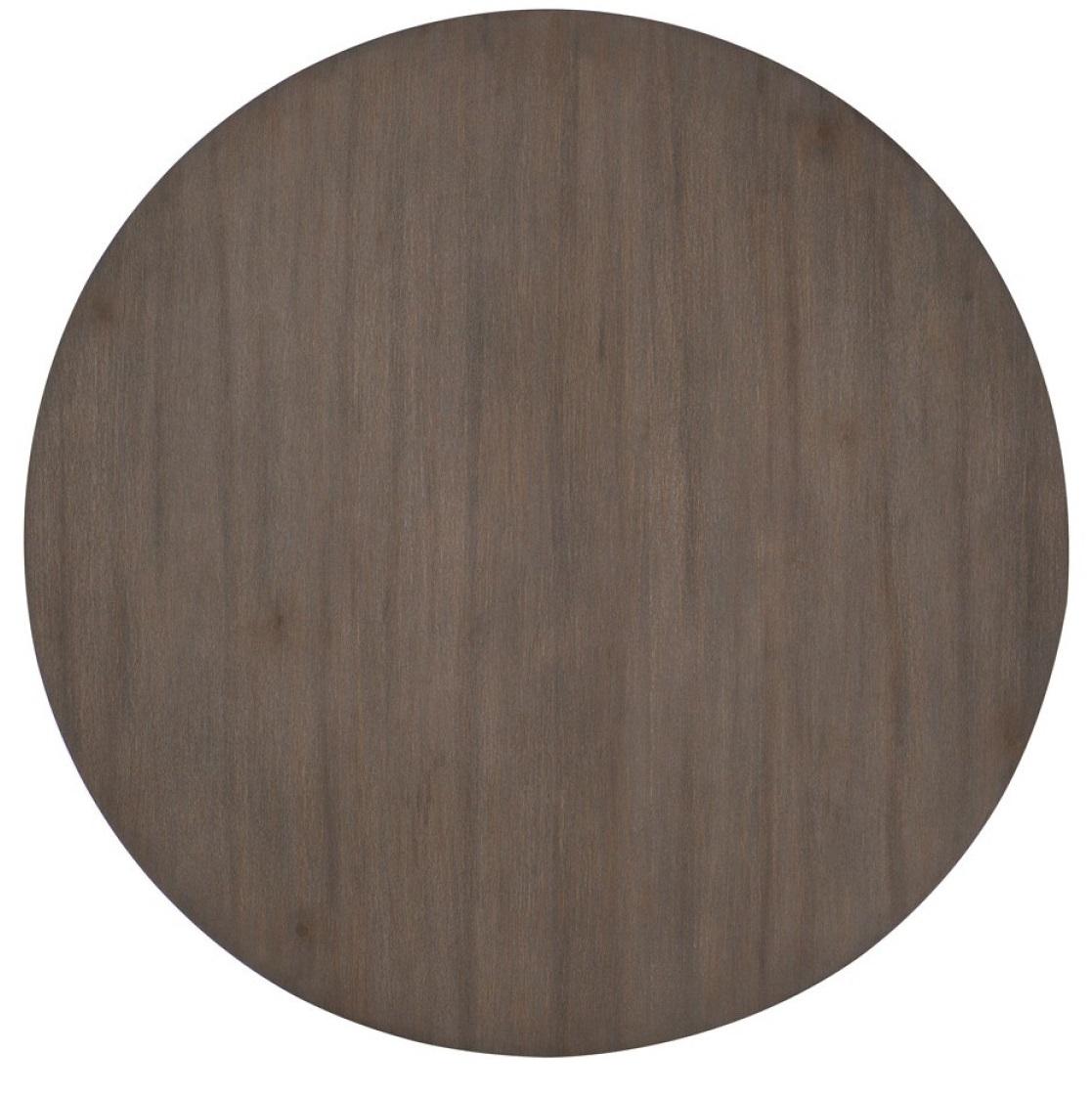 Toulon Round Dining Table in Dark Pewter 5438-54 - Furniture 4 Less Outlet (Salinas,CA)