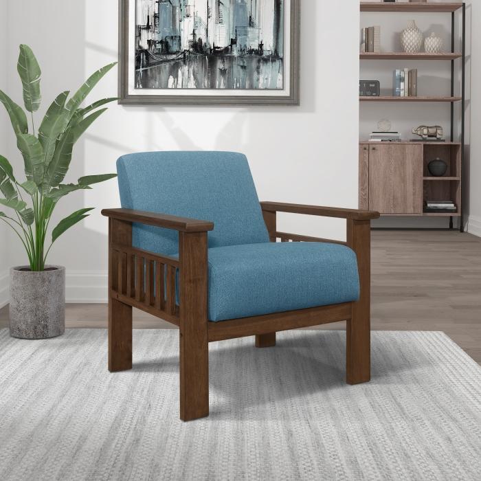 Helena Accent Chair with Storage Arms - Furniture 4 Less Outlet (Salinas,CA)