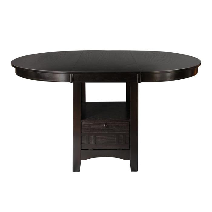 Junipero Round / Oval Counter Height Table with Storage Base - Furniture 4 Less Outlet (Salinas,CA)