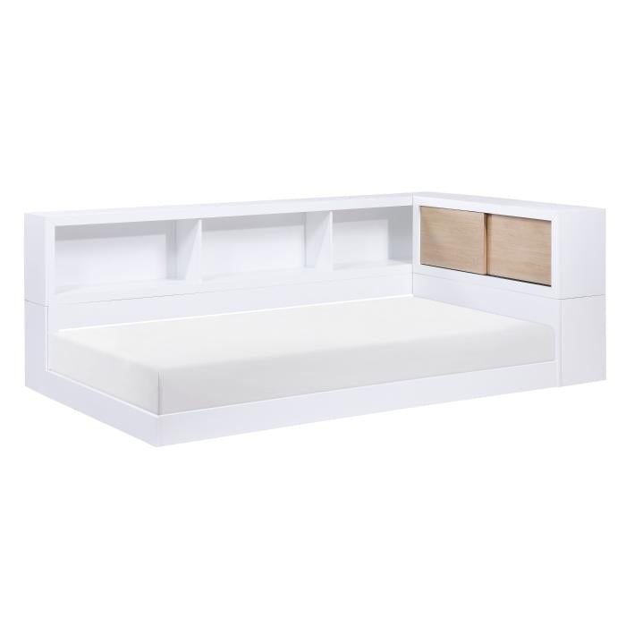 B2012BCT-1BC - (4) Twin Bookcase Corner Bed - Furniture 4 Less Outlet (Salinas,CA)
