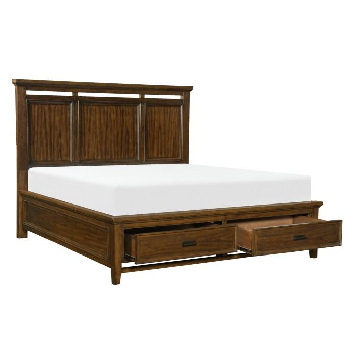 Frazier Park (3)California King Platform Bed with Footboard Storage - Furniture 4 Less Outlet (Salinas,CA)