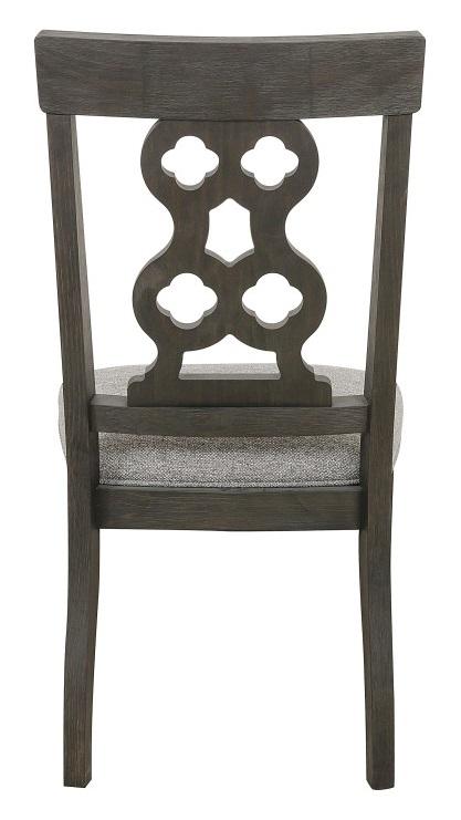 Arasina Side Chair in Dark Pewter (Set of 2) - Furniture 4 Less Outlet (Salinas,CA)