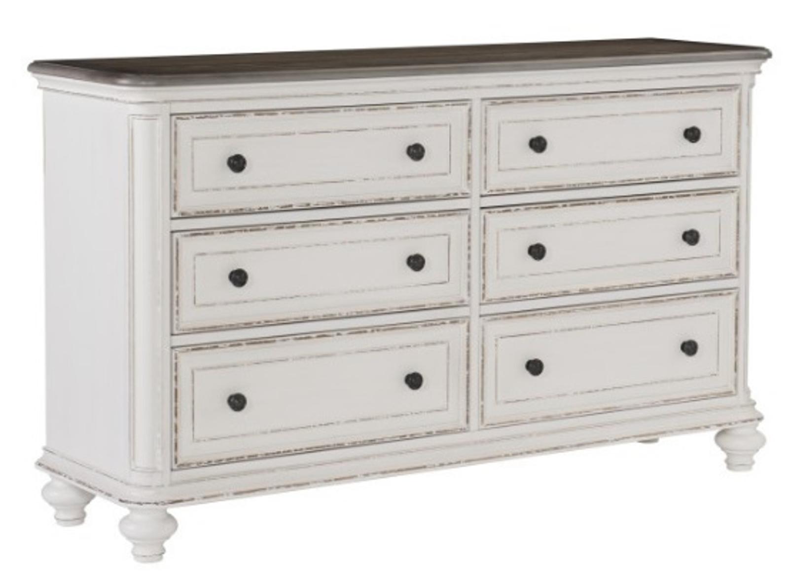 Baylesford Dresser in Two Tone 1624W-5 - Furniture 4 Less Outlet (Salinas,CA)