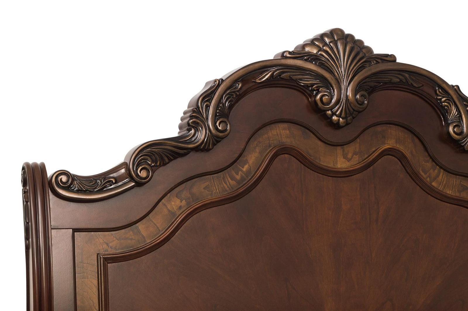 Deryn Park Queen Sleigh Bed in Cherry 2243SL-1 - Furniture 4 Less Outlet (Salinas,CA)