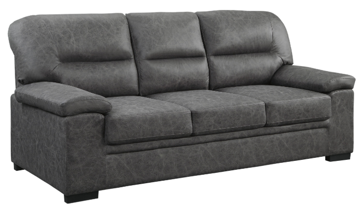 Michigan Sofa in Dark Gray 9407DG-3 - Furniture 4 Less Outlet (Salinas,CA)