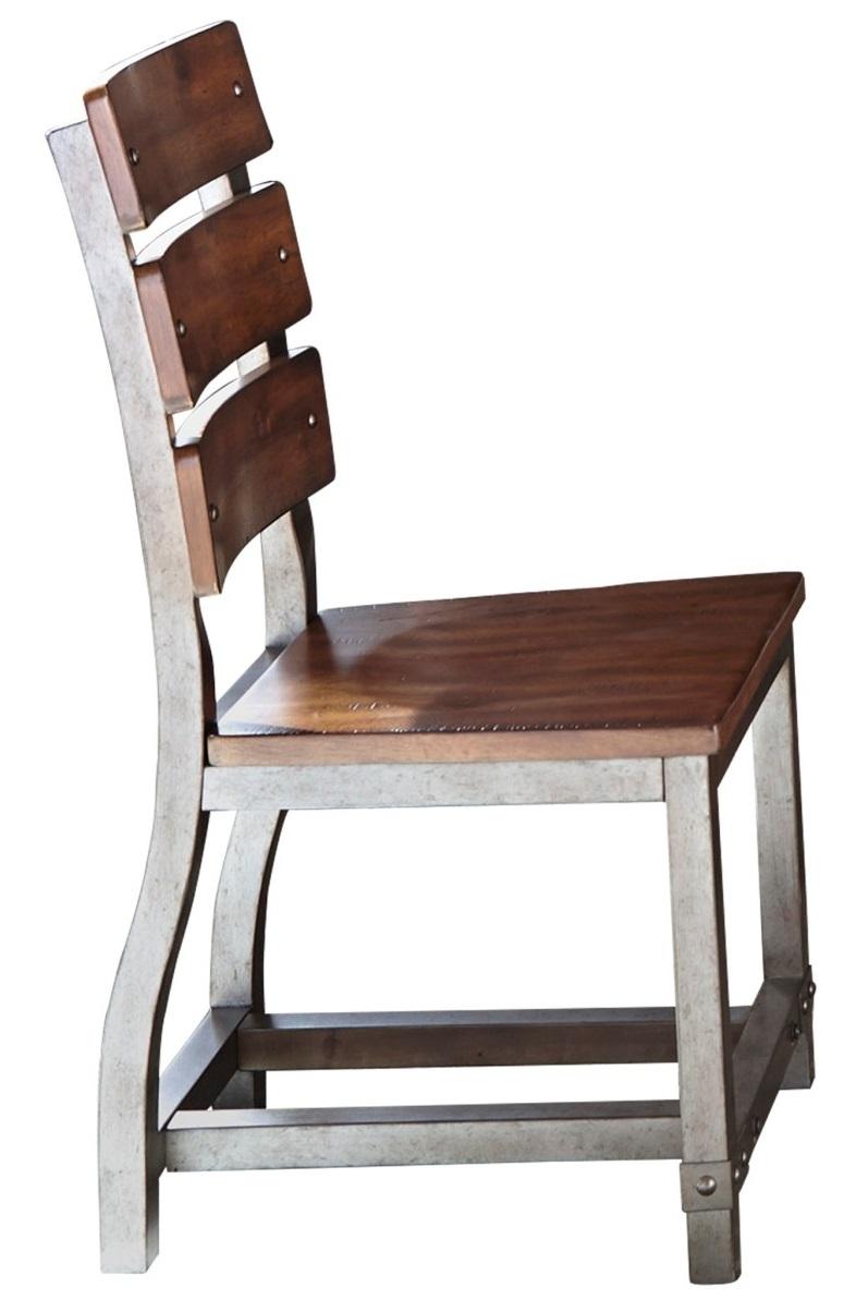 Holverson Side Chair in Rustic Brown (Set of 2) - Furniture 4 Less Outlet (Salinas,CA)